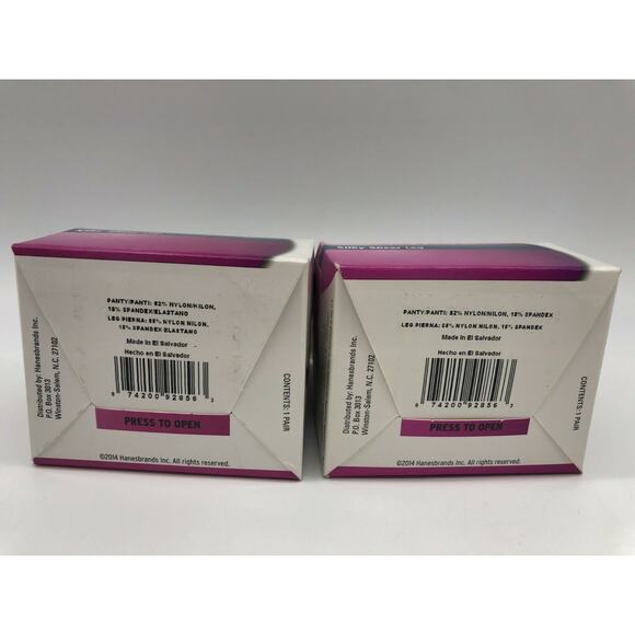 Leggs Women's Silken Sheer No-Roll Waistband Control Top Panty Nude A Lot of 2 - Picture 7 of 12